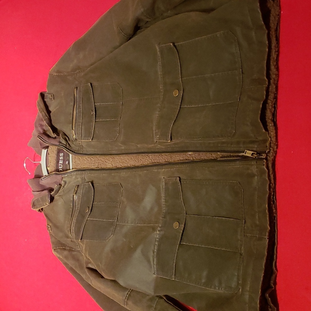 Mens XXL Guess Leather Jacket